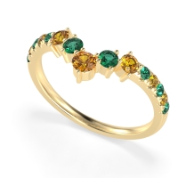 Graduated Stone Chevron Samala Band