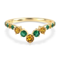 Graduated Stone Chevron Samala Band