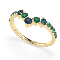 Graduated Stone Chevron Samala Band