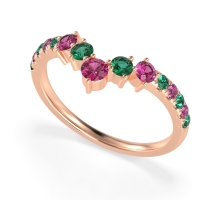 Graduated Stone Chevron Samala Band