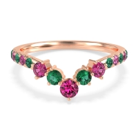 Graduated Stone Chevron Samala Band