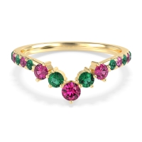 Graduated Stone Chevron Samala Band