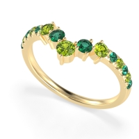 Graduated Stone Chevron Samala Band