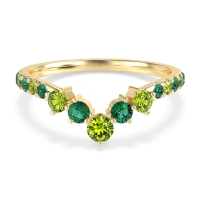 Graduated Stone Chevron Samala Band