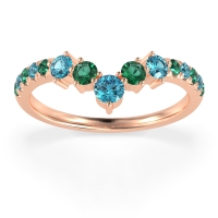 Graduated Stone Chevron Samala Band