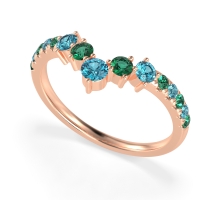 Graduated Stone Chevron Samala Band