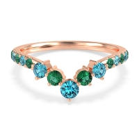 Graduated Stone Chevron Samala Band