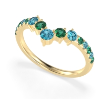 Graduated Stone Chevron Samala Band