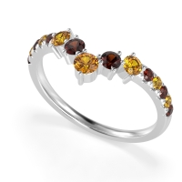 Graduated Stone Chevron Samala Band