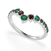 Graduated Stone Chevron Samala Band