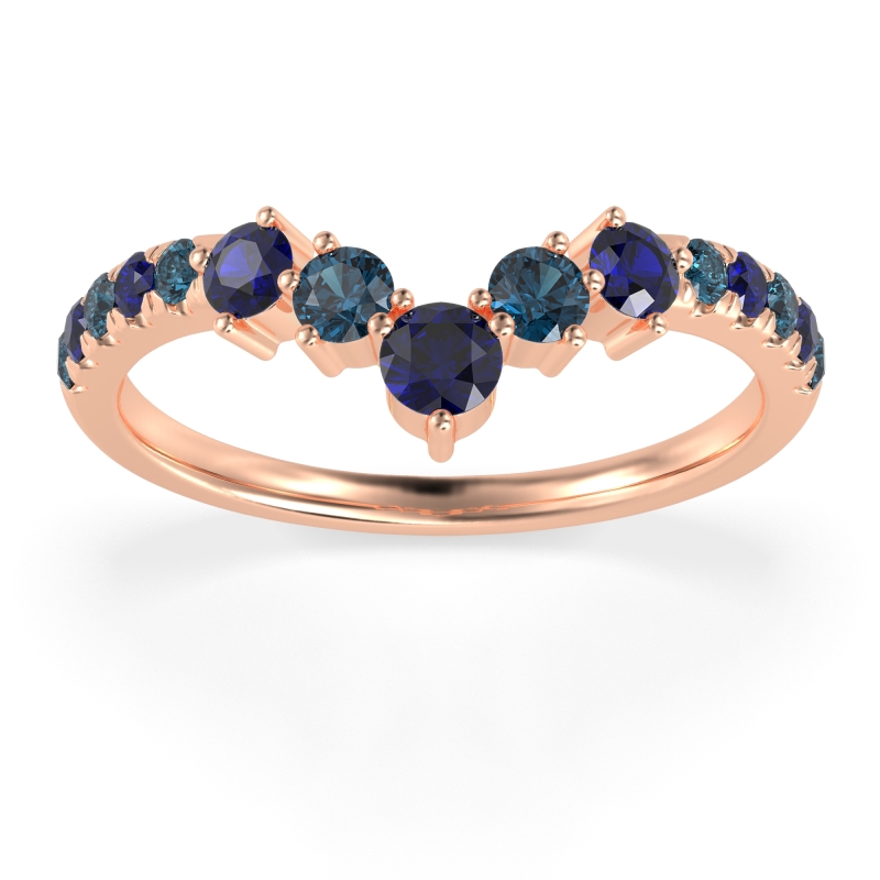 Graduated Stone Chevron Samala Band