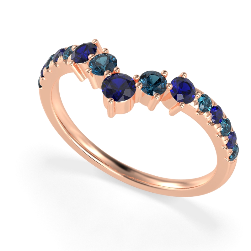 Graduated Stone Chevron Samala Band