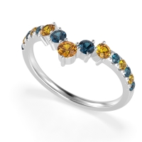 Graduated Stone Chevron Samala Band