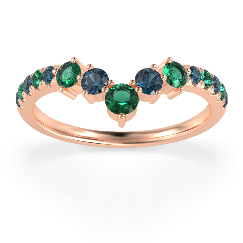 Graduated Stone Chevron Samala Band