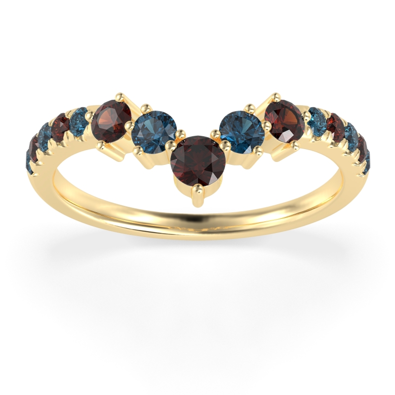 Graduated Stone Chevron Samala Band