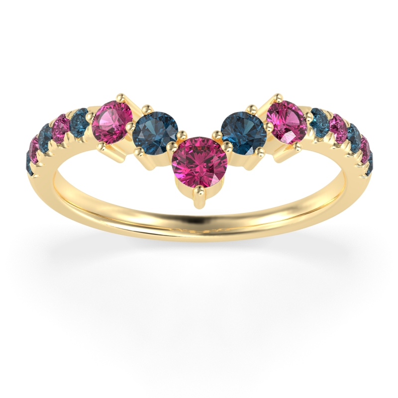 Graduated Stone Chevron Samala Band