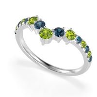 Graduated Stone Chevron Samala Band