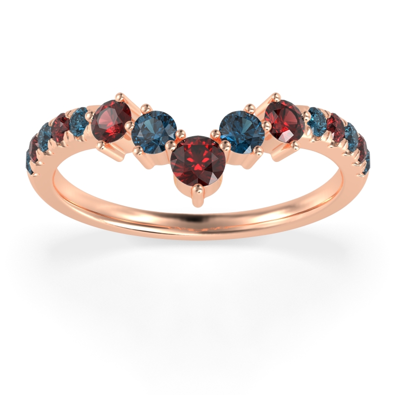 Graduated Stone Chevron Samala Band