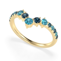 Graduated Stone Chevron Samala Band