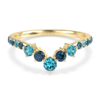 Graduated Stone Chevron Samala Band