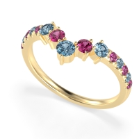 Graduated Stone Chevron Samala Band
