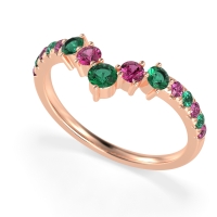 Graduated Stone Chevron Samala Band