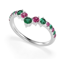 Graduated Stone Chevron Samala Band