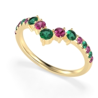 Graduated Stone Chevron Samala Band