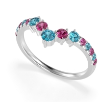 Graduated Stone Chevron Samala Band