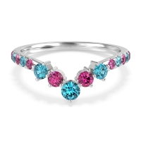 Graduated Stone Chevron Samala Band