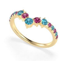 Graduated Stone Chevron Samala Band