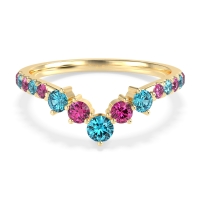 Graduated Stone Chevron Samala Band