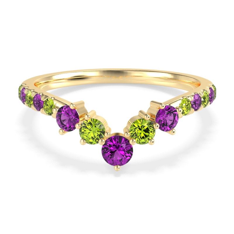 Graduated Stone Chevron Samala Band