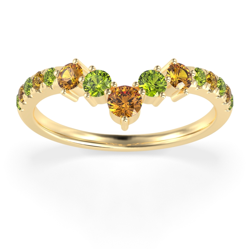 Graduated Stone Chevron Samala Band