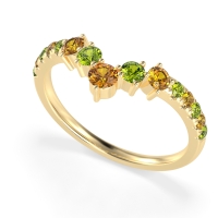 Graduated Stone Chevron Samala Band