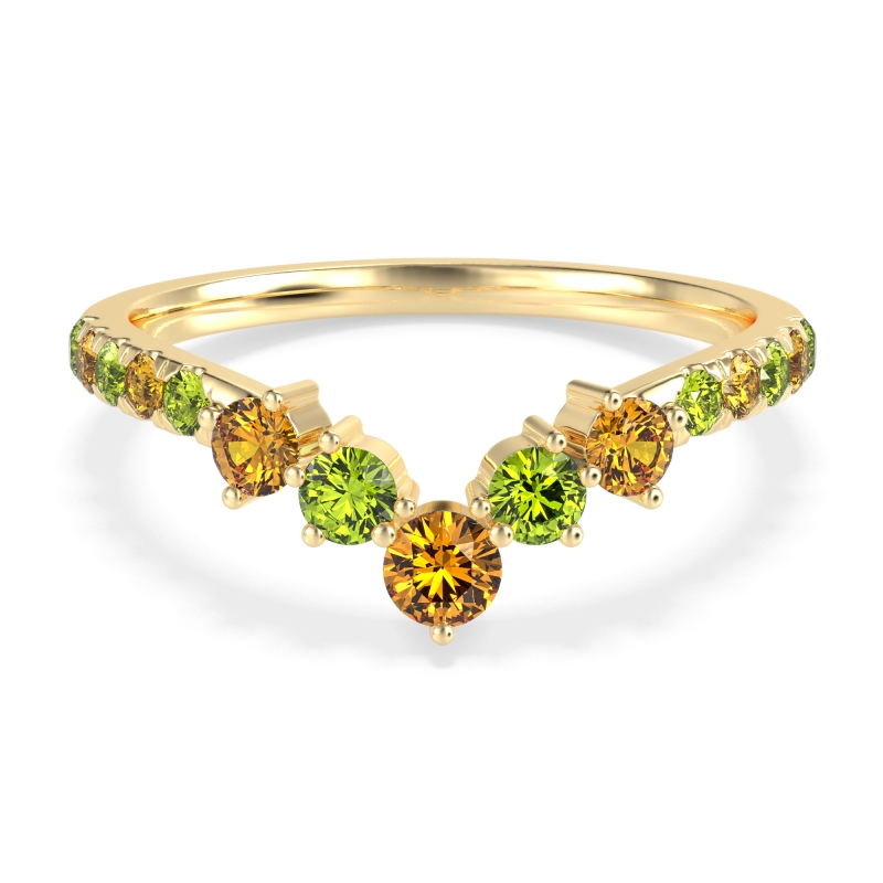 Graduated Stone Chevron Samala Band