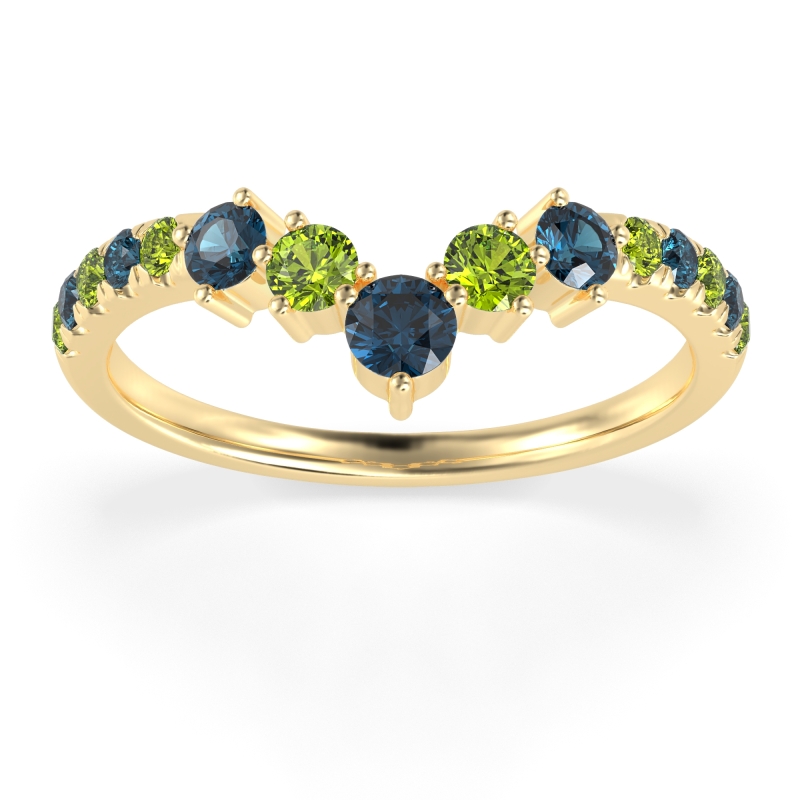 Graduated Stone Chevron Samala Band