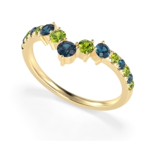 Graduated Stone Chevron Samala Band