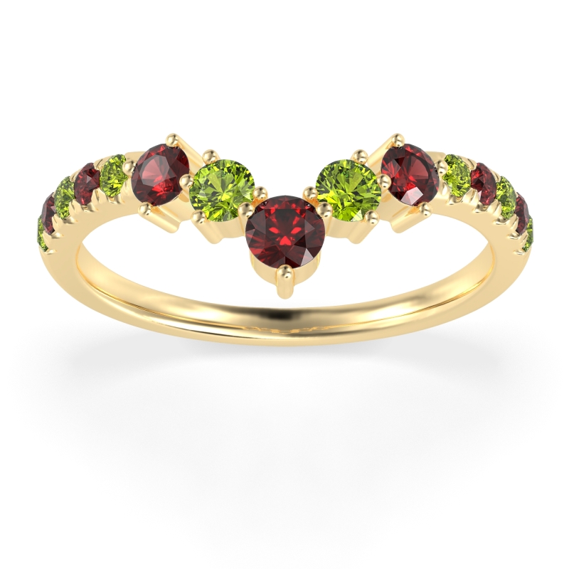 Graduated Stone Chevron Samala Band