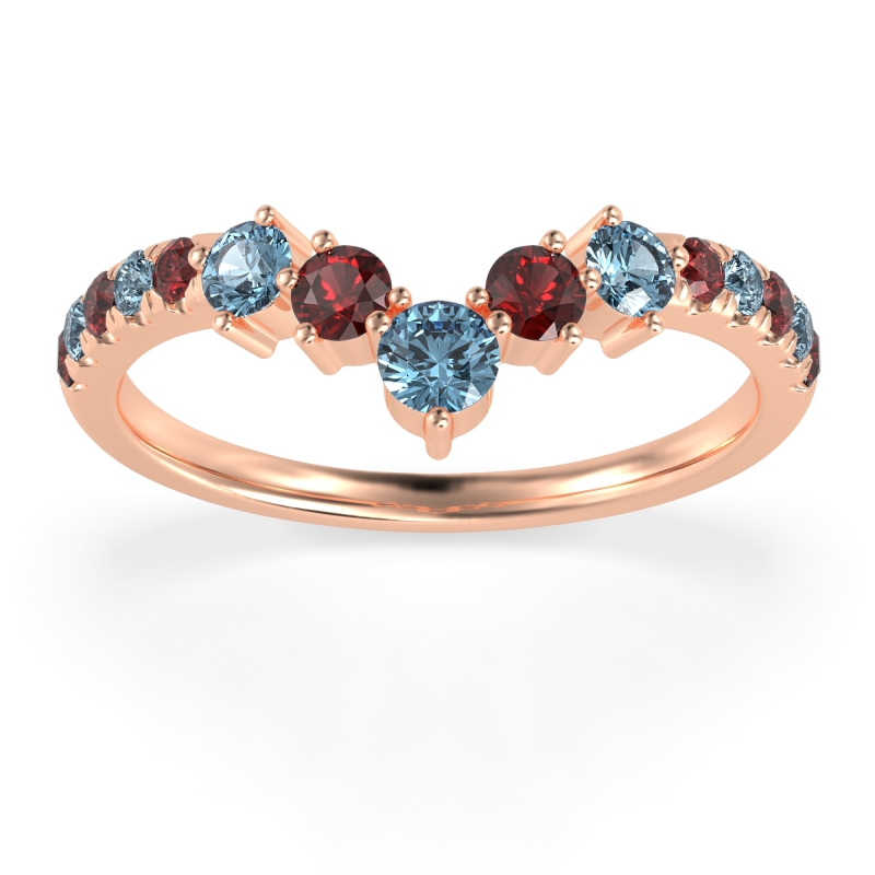 Graduated Stone Chevron Samala Band