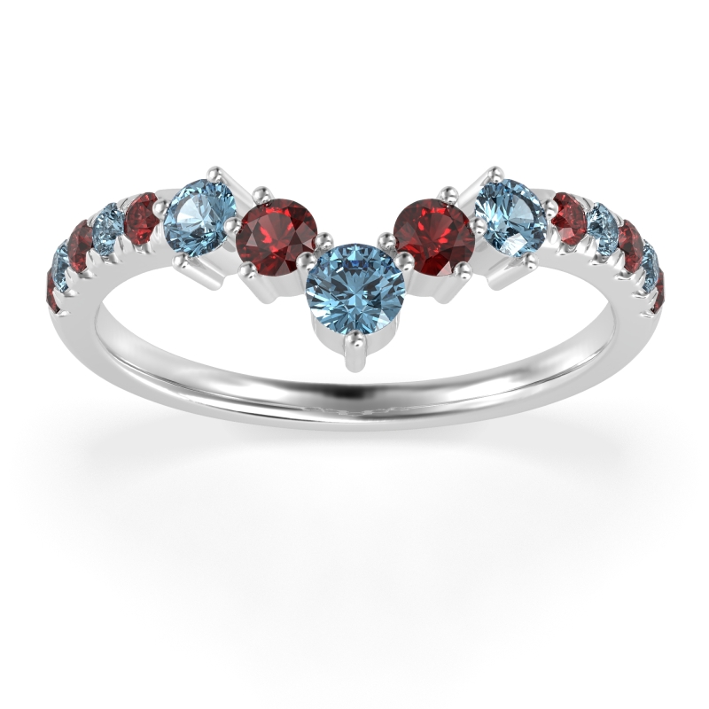 Graduated Stone Chevron Samala Band