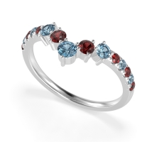 Graduated Stone Chevron Samala Band