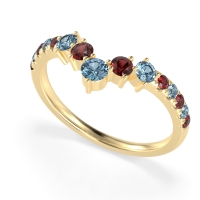 Graduated Stone Chevron Samala Band