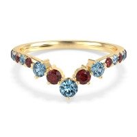 Graduated Stone Chevron Samala Band