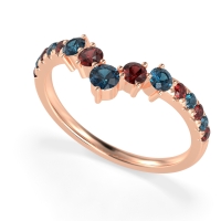 Graduated Stone Chevron Samala Band