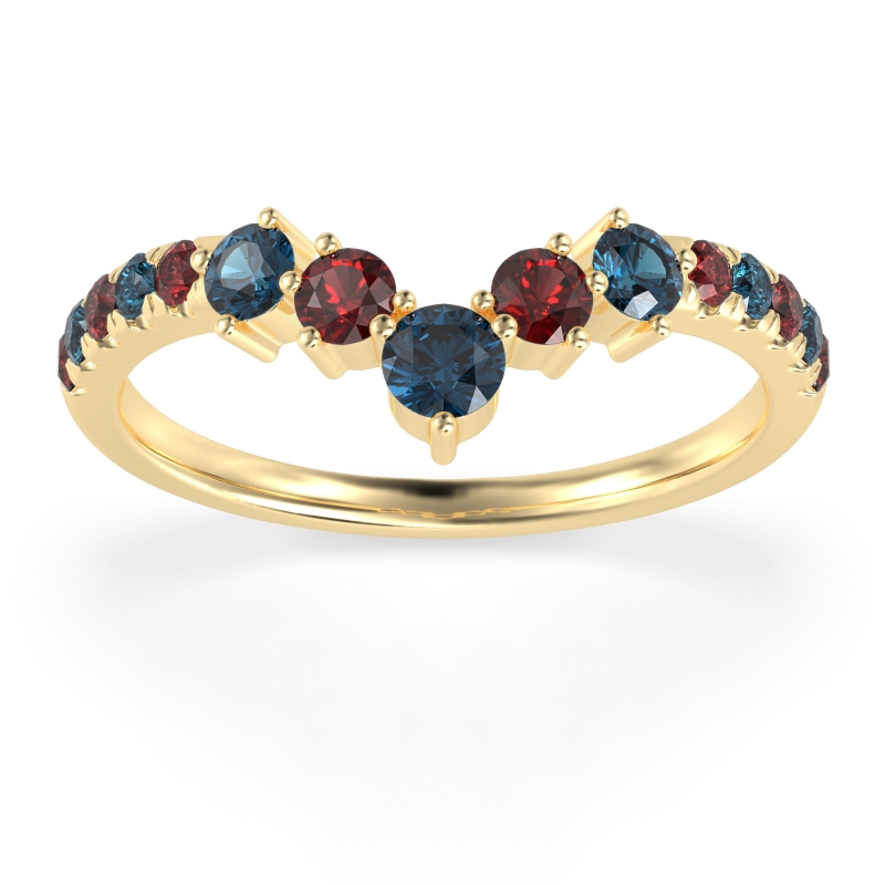 Graduated Stone Chevron Samala Band