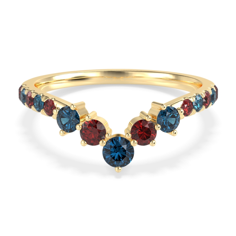 Graduated Stone Chevron Samala Band