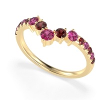 Graduated Stone Chevron Samala Band