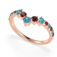 Graduated Stone Chevron Samala Band