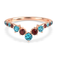 Graduated Stone Chevron Samala Band